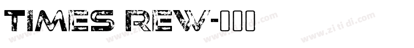 times rew字体转换